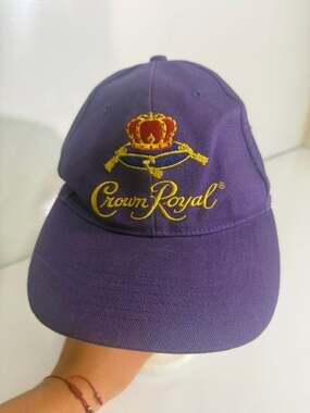 Main Event Crown Royal Kurt Busch Baseball Hat Purple